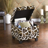 Wilson Giraffe Storage Cube Ottoman