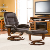 Shaw Ergonomic Recliner and Ottoman