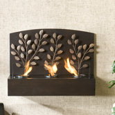 Dexter Wall Mounted Gel Fuel Fireplace