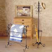 Iron Quilt Rack and Coat Rack Set