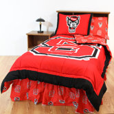 NC State Bed in a Bag with Team Colored Sheets