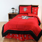 Texas Tech Bed in a Bag with Team Colored Sheets