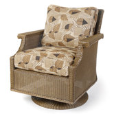 Hamptons Swivel Deep Seating Arm Chair