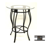 36" Beau Pub Table in Bronze