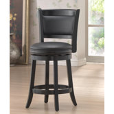 Augusta 24" Counter Stool in Black