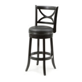 Florence 29" Bar Stool in Black
