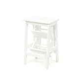 24" Step Stool in White
