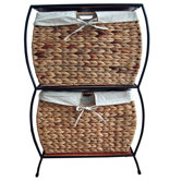 Pangaea Rattan Two Drawer File Cabinet