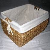 Seagrass Natural Storage Basket With Liner