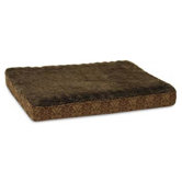 Double Orthopedic Pet Bed with Top Edge Piping in assorted colors