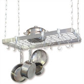Rectangular Steel Hanging Pot Rack