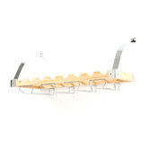 8 Bottle Wall Mounted Wine Rack
