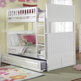 Nantucket Bunk Bed with Trundle Bed