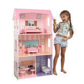 Modern Doll House with Furniture