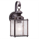 Sheppard Large  Wall Lantern in Textured Rust Patina