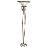 Highlands  Floor Torchiere in Regal Bronze