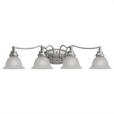 Canterbury  Vanity Light in Brushed Nickel