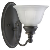 Canterbury  Wall Sconce in Antique Bronze - Energy Star