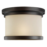 Winnetka  Outdoor Flush Mount in Misted Bronze