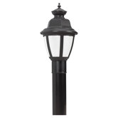1 Light Fluorescent Outdoor Post Lantern