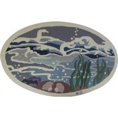 Nautical Octopus Garden Novelty Rug