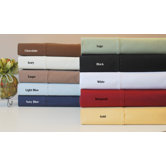 530 Thread Count Egyptian Cotton Solid Sheet Set