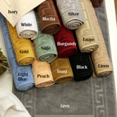 Superior Egyptian Cotton 900gsm 2 Piece Bath Mat Set