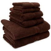 Luxurious Egyptian Cotton 900gsm 6 Piece Towel Set