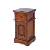 Mahogany 1 Drawer Bedside Table