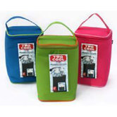 Tall Two Cool Bag in Green / Orange