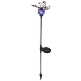 LED Solarleuchte in Lila