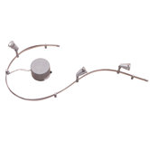 83cm Halogen-Schienensystem in Silber