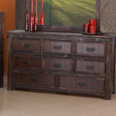 Cordoba 1080 Distressed 8 Drawer Dresser