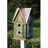 Copper Mansion Bird House