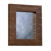 Mahogany Leaf Rectangle Mirror