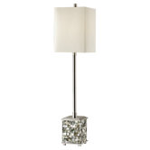 Aria One Light Buffet Lamp in Polished Nickel