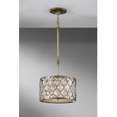Lucia 1 Light Drum Pendant