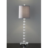 Pelham Manor One Light Buffet Lamp in Polished Nickel