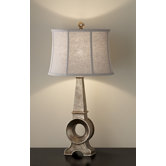 Cordelia One Light Table Lamp in Olde Silver