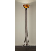 Seraphina One Light Torchiere in Copper Bronze
