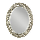 Leaves Oval Mirror