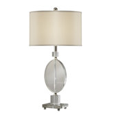 Sylus One Light Table Lamp in Polished Nickel