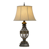 Augustine One Light Table Lamp in Antique Brown
