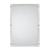 Parker Place Mirror in Brushed Steel