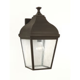 Terrace One Light Outdoor Wall Lantern in Oil Rubbed Bronze