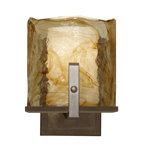 Aris One Light Wall Sconce in Roman Bronze