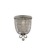 Dutchess One Light Wall Sconce in Burnished Silver
