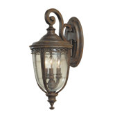 English Bridle  Wall Lantern in British Bronze