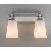 Clayton  Vanity in Brushed Steel
