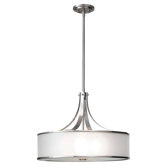 Casual Luxury 4 Light Drum Pendant